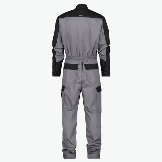 Dassy Niort Multinorm overall met kniezakken - Grafietgrijs/Zwart Werkbroek Dassy