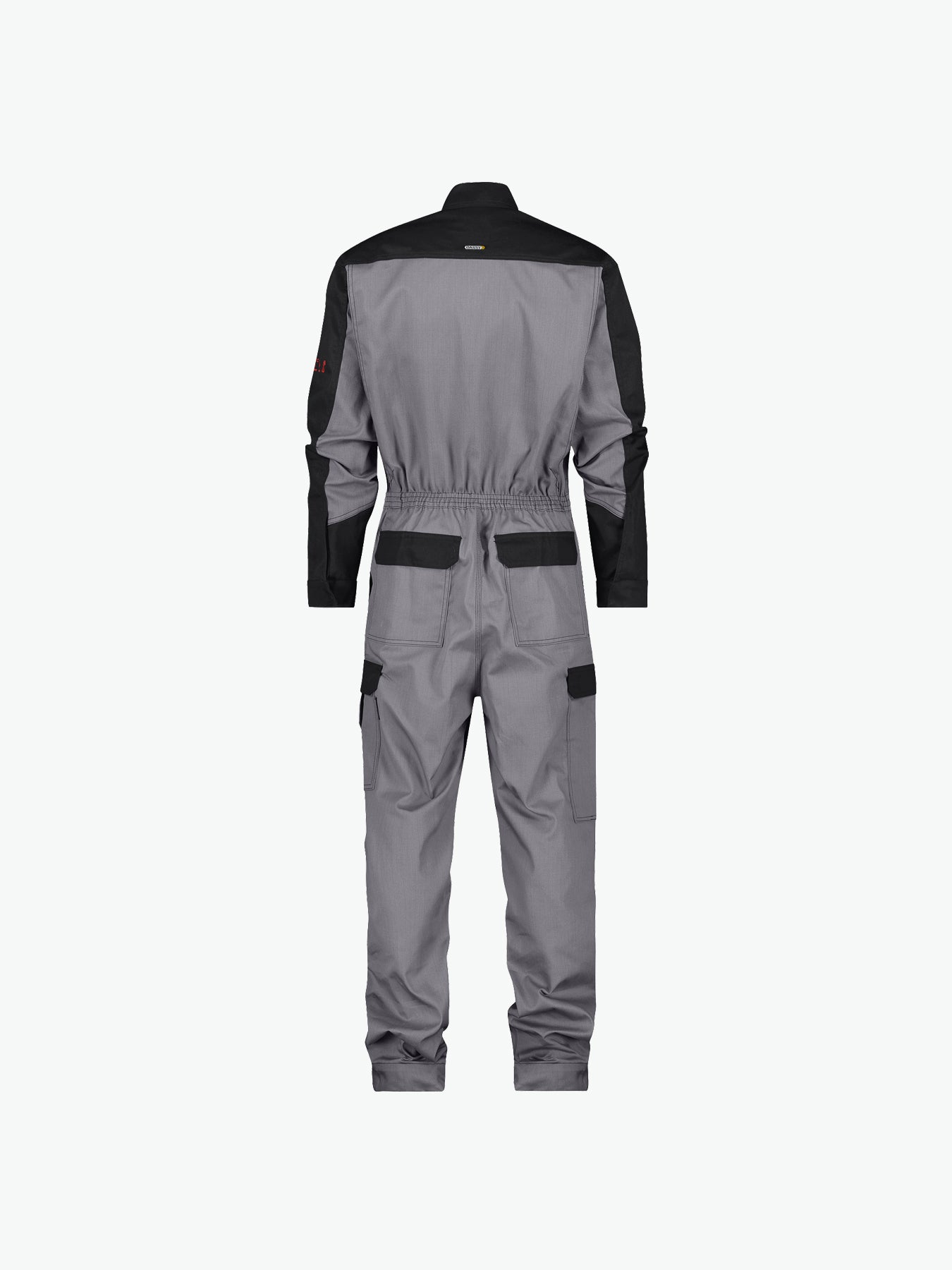 Dassy Niort Multinorm overall met kniezakken - Grafietgrijs/Zwart Werkbroek Dassy