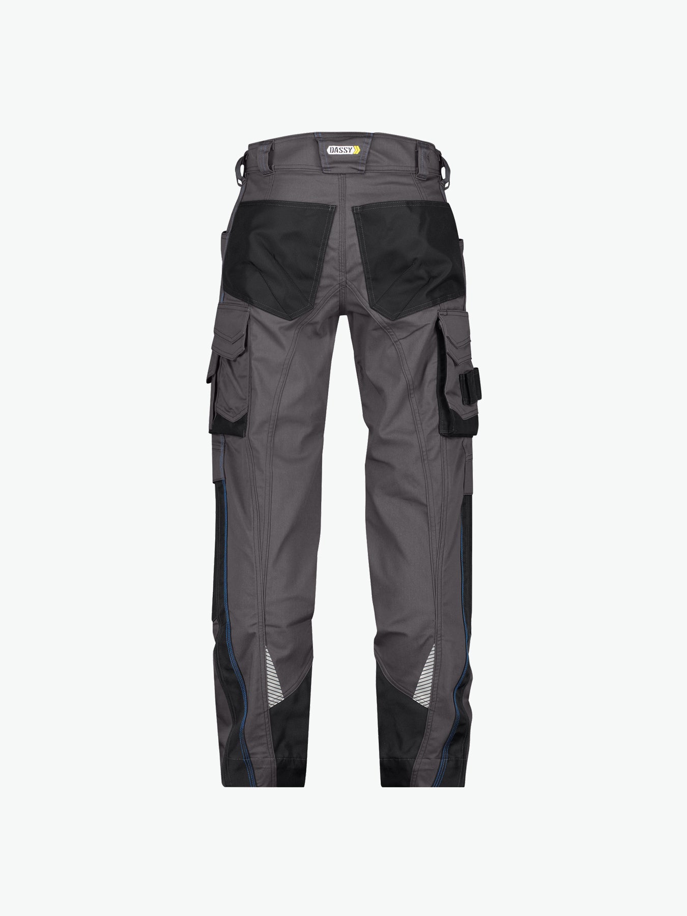 Dassy Nova Werkbroek met kniezakken - Antracietgrijs/Zwart Werkbroek Dassy