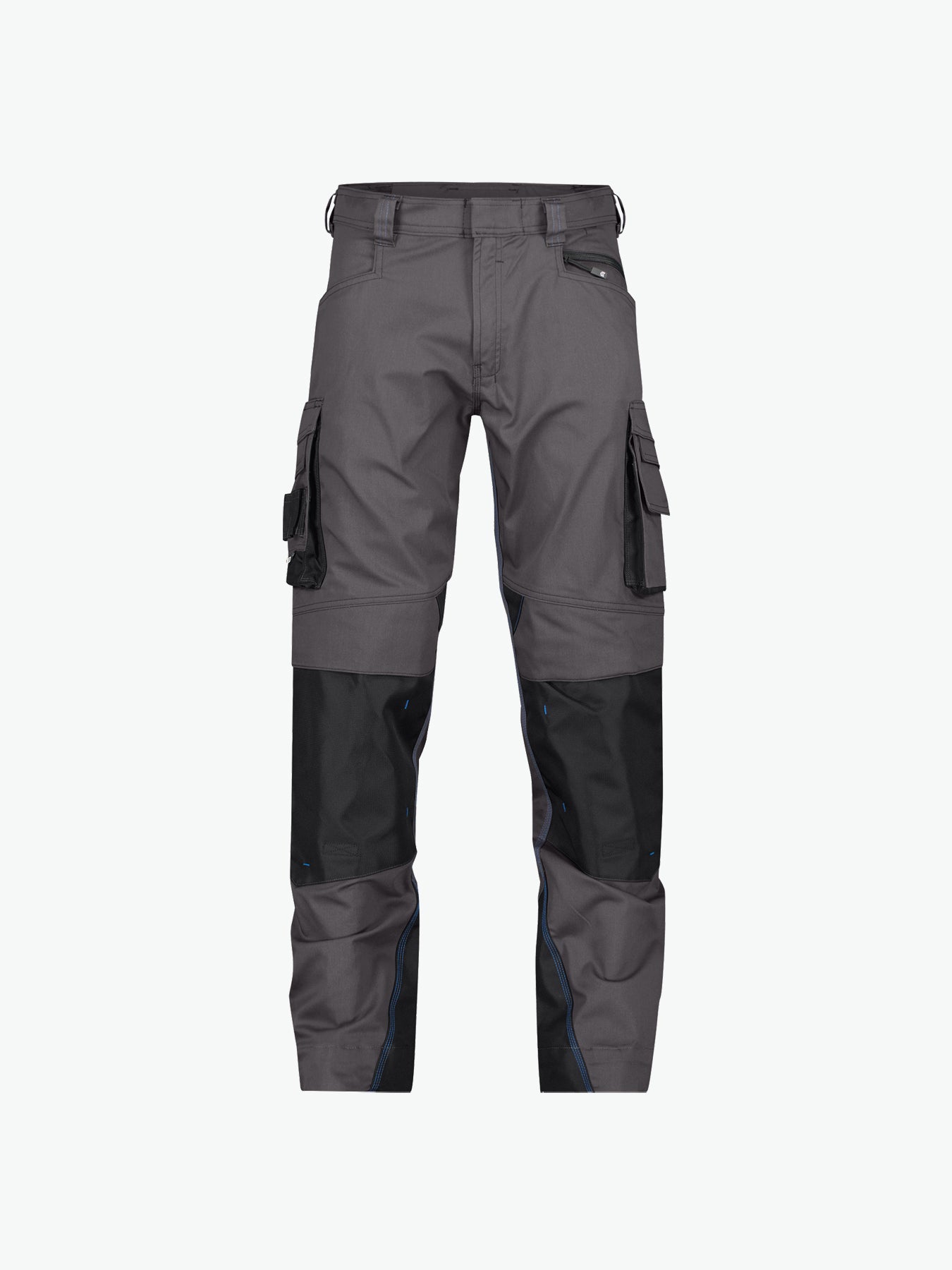 Dassy Nova Werkbroek met kniezakken - Antracietgrijs/Zwart Werkbroek Dassy