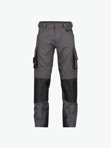 Dassy Nova Werkbroek met kniezakken - Antracietgrijs/Zwart Werkbroek Dassy