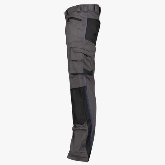 Dassy Nova Werkbroek met kniezakken - Antracietgrijs/Zwart Werkbroek Dassy