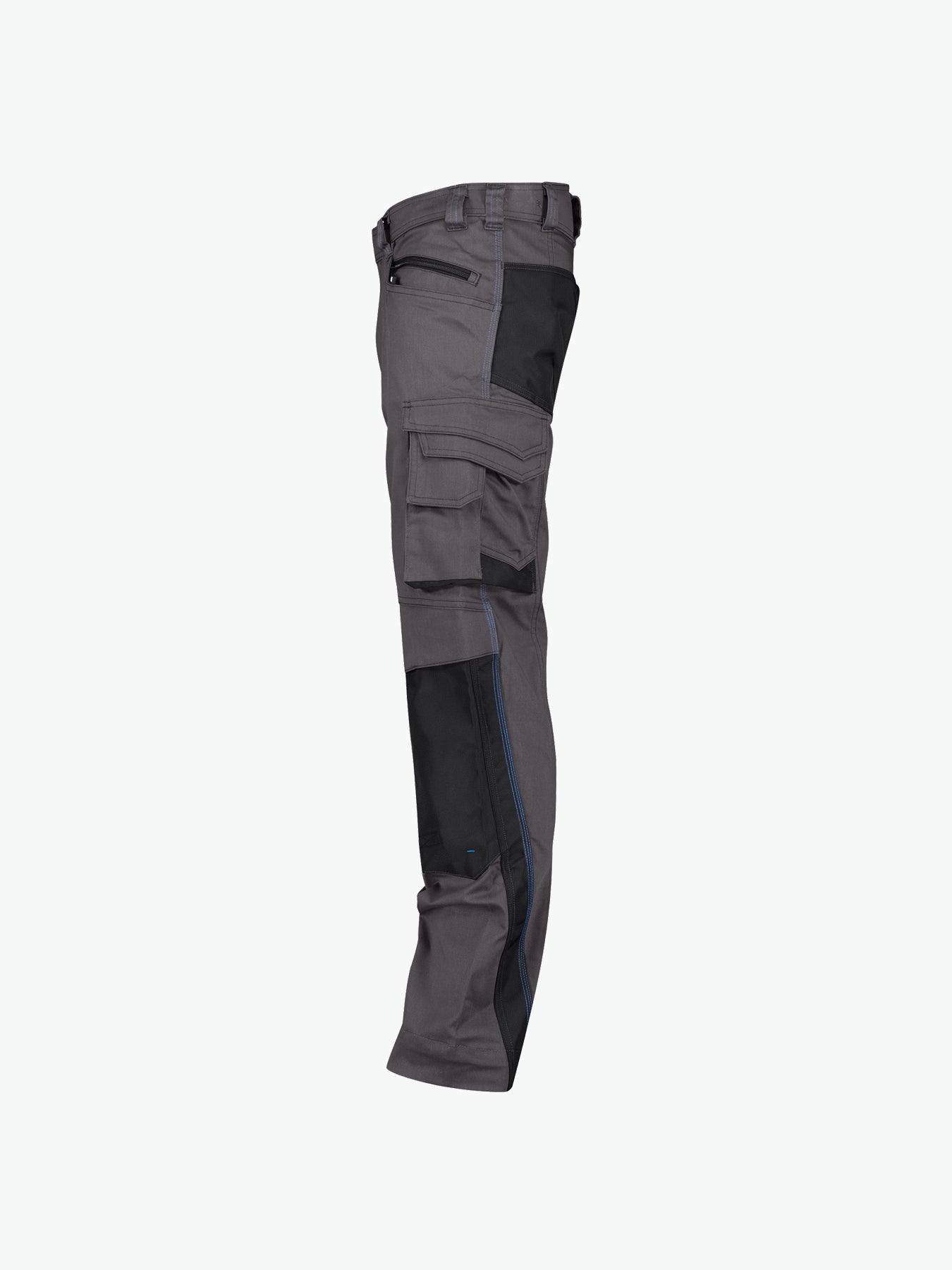 Dassy Nova Werkbroek met kniezakken - Antracietgrijs/Zwart Werkbroek Dassy