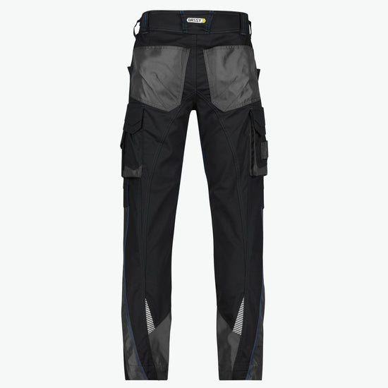 Dassy Nova Werkbroek met kniezakken - Zwart/Antracietgrijs Werkbroek Dassy
