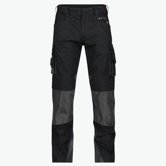 Dassy Nova Werkbroek met kniezakken - Zwart/Antracietgrijs Werkbroek Dassy