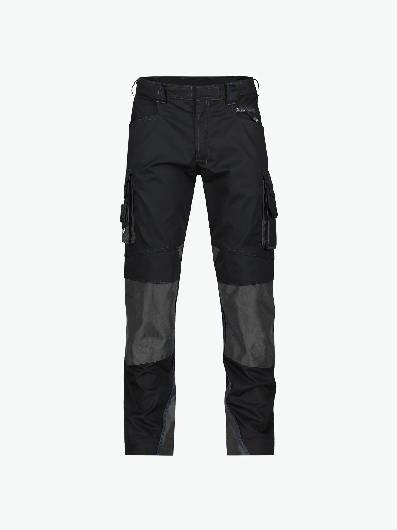 Dassy Nova Werkbroek met kniezakken - Zwart/Antracietgrijs Werkbroek Dassy