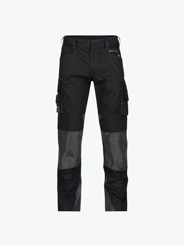 Dassy Nova Werkbroek met kniezakken - Zwart/Antracietgrijs Werkbroek Dassy