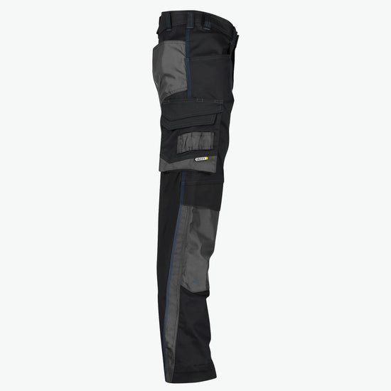 Dassy Nova Werkbroek met kniezakken - Zwart/Antracietgrijs Werkbroek Dassy