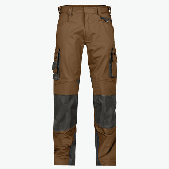 Dassy Nova Werkbroek met kniezakken - Leembruin/Antracietgrijs Werkbroek Dassy