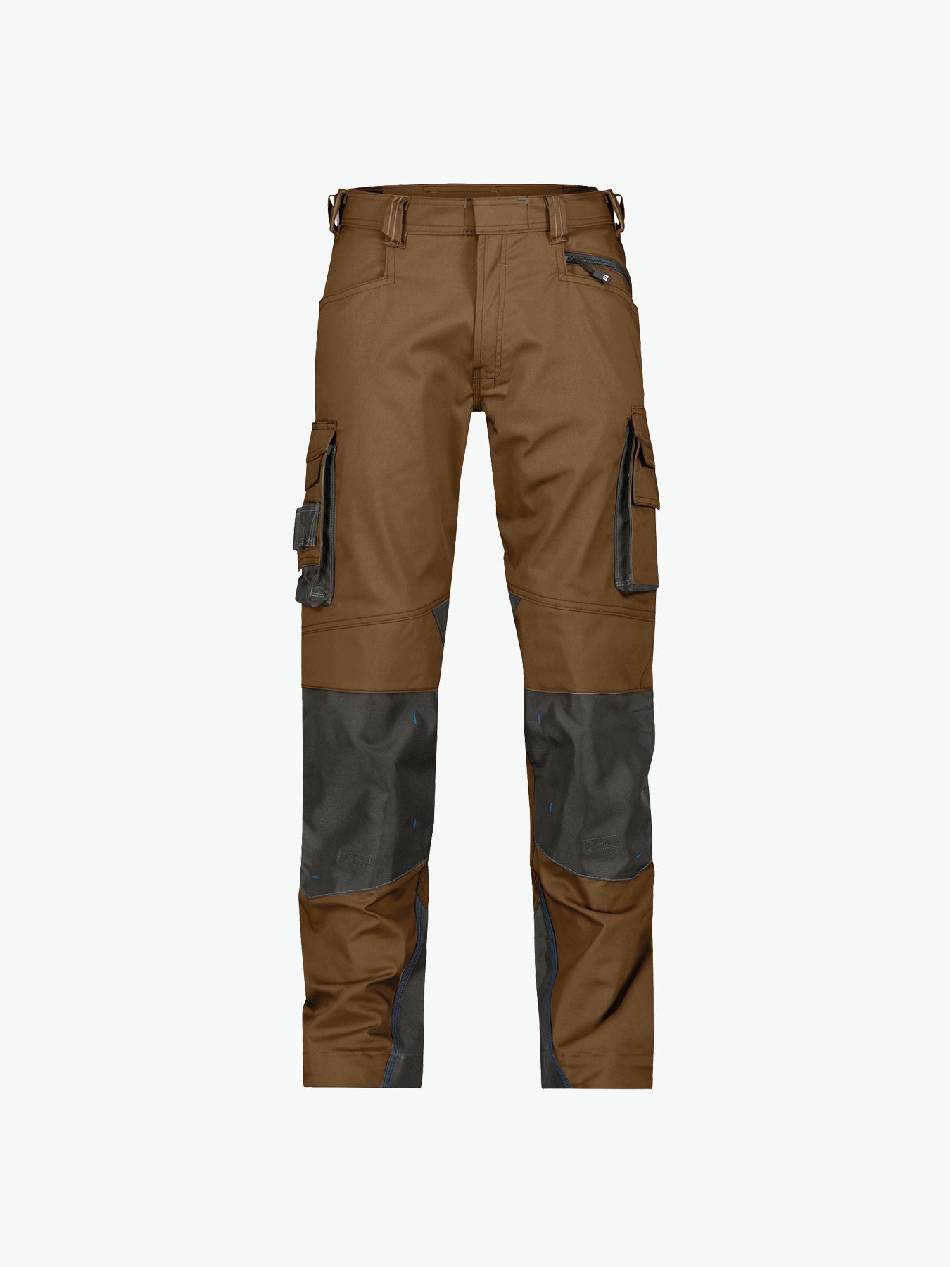Dassy Nova Werkbroek met kniezakken - Leembruin/Antracietgrijs Werkbroek Dassy