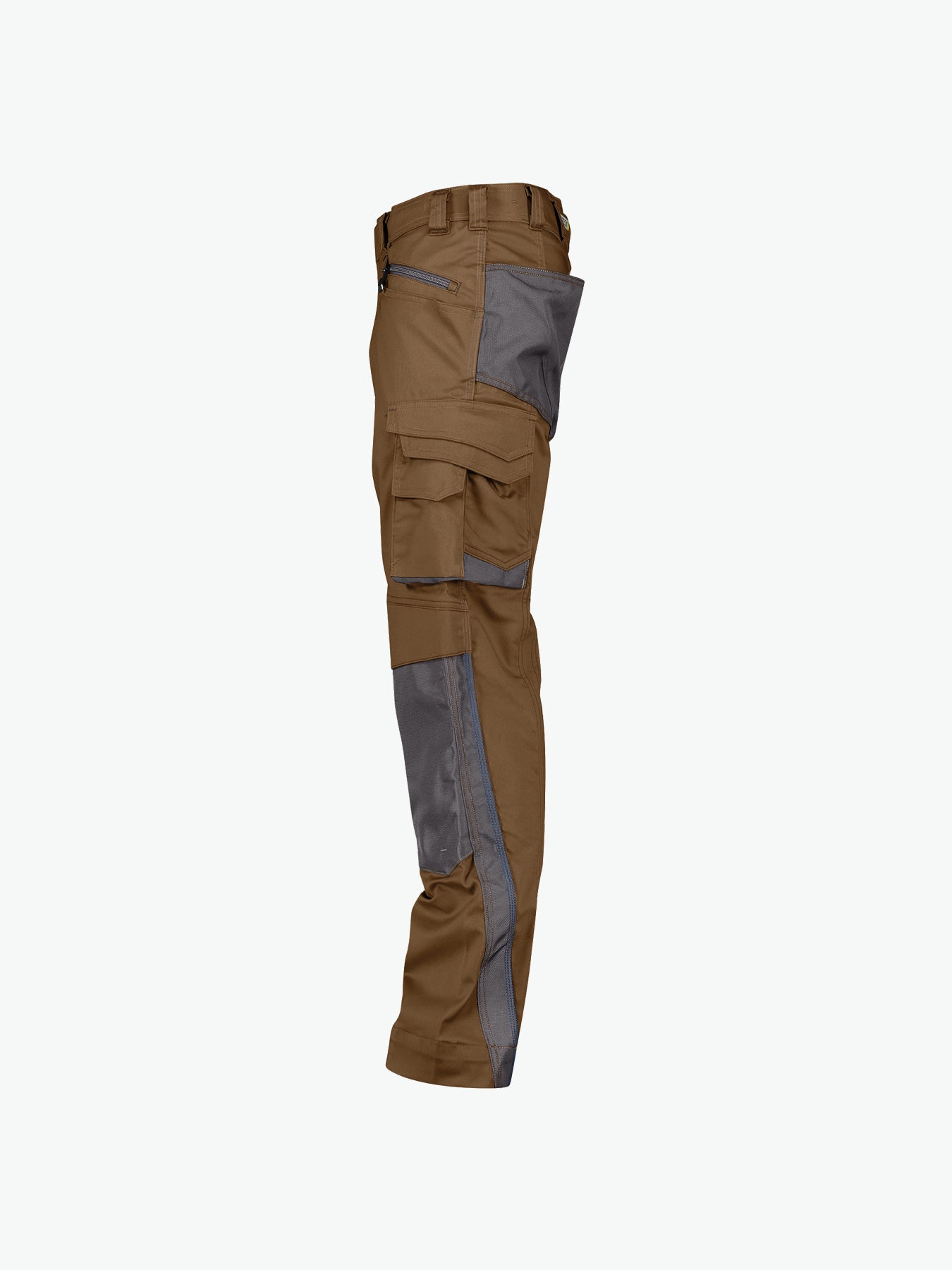 Dassy Nova Werkbroek met kniezakken - Leembruin/Antracietgrijs Werkbroek Dassy