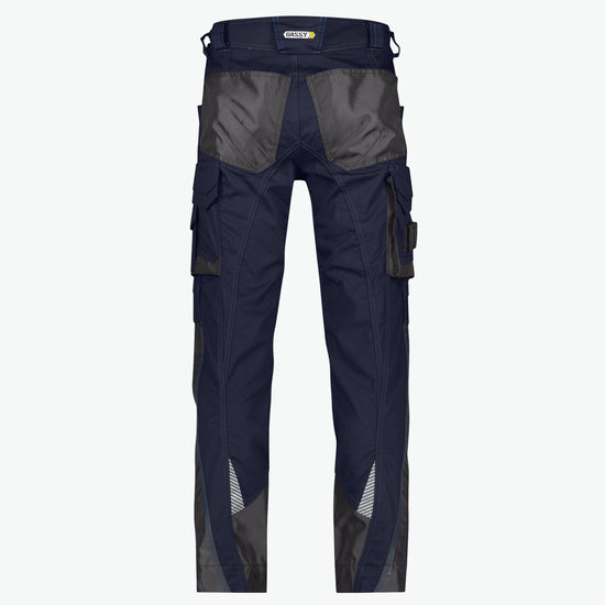 Dassy Nova Werkbroek met kniezakken - Nachtblauw/Antracietgrijs Werkbroek Dassy
