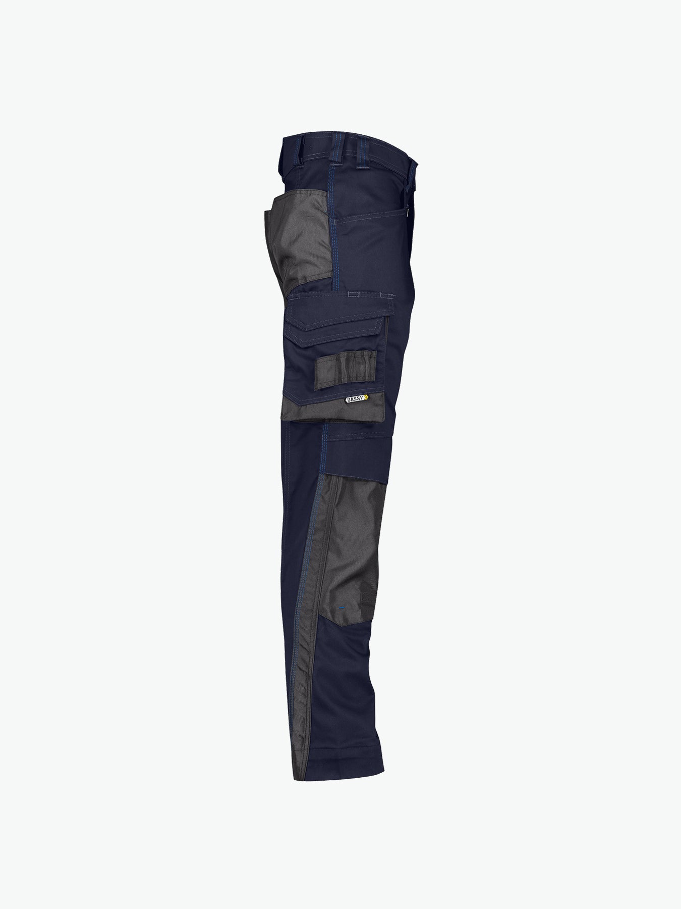 Dassy Nova Werkbroek met kniezakken - Nachtblauw/Antracietgrijs Werkbroek Dassy
