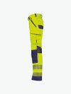 Dassy Odessa Zomer hogezichtbaarheidsbroek met kniezakken - Fluogeel/Marineblauw Werkbroek HiVis Dassy