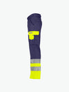 Dassy Omaha Hogezichtbaarheidsbroek - Marineblauw/Fluogeel Werkbroek Hivis Dassy