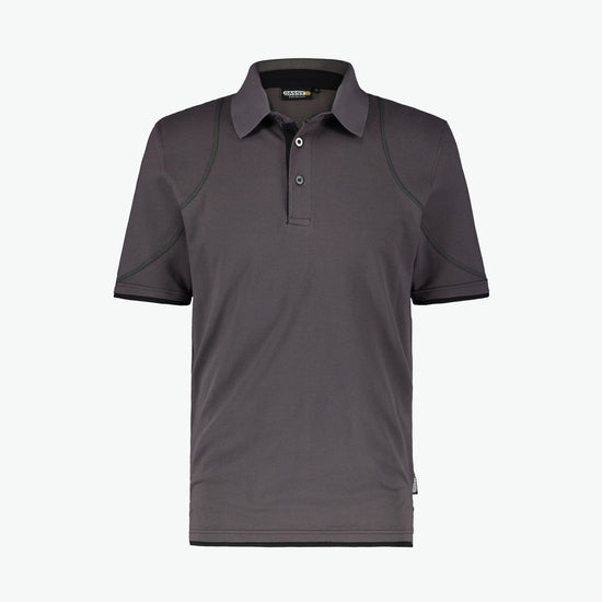 Dassy Orbital Polo - Antracietgrijs/Zwart Werkpolo Dassy