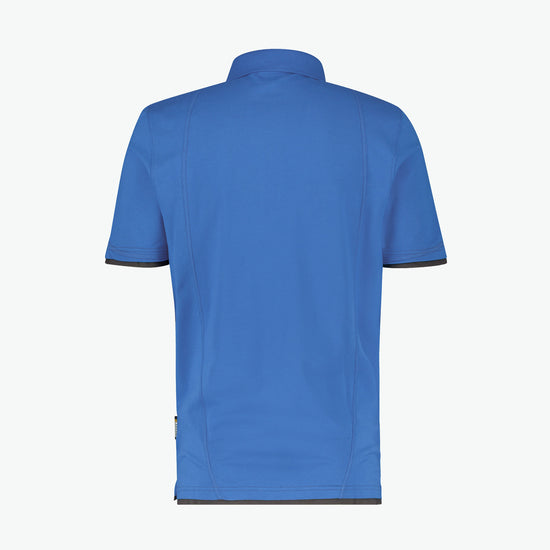 Dassy Orbital Polo - Azuurblauw/Antracietgrijs Werkpolo Dassy