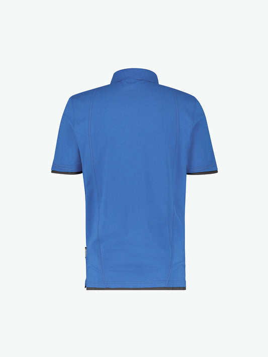 Dassy Orbital Polo - Azuurblauw/Antracietgrijs Werkpolo Dassy