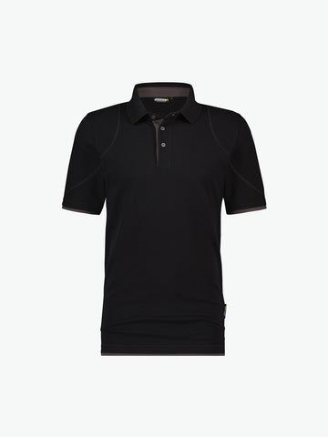 Dassy Orbital Polo - Zwart/Antracietgrijs Werkpolo Dassy