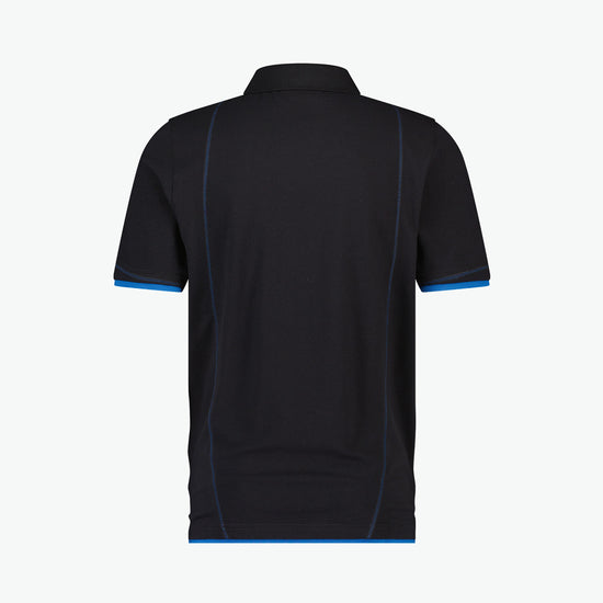 Dassy Orbital Polo - Zwart/Azuurblauw Werkpolo Dassy