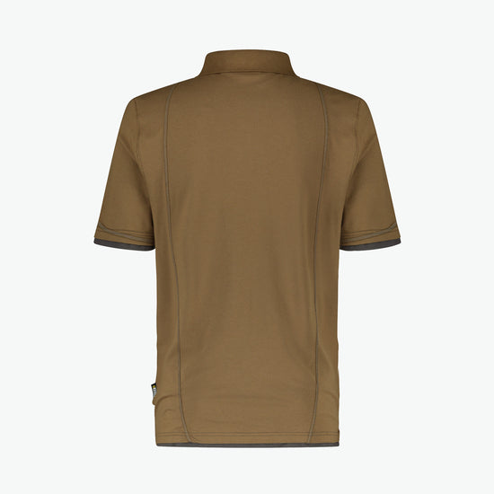 Dassy Orbital Polo - Leembruin/Antracietgrijs Werkpolo Dassy