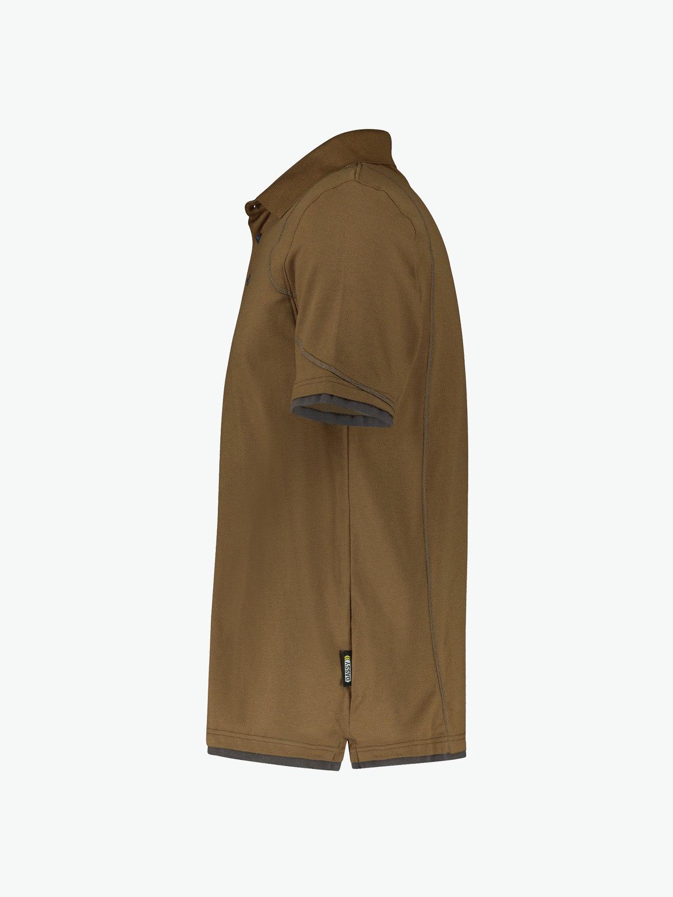 Dassy Orbital Polo - Leembruin/Antracietgrijs Werkpolo Dassy