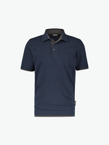 Dassy Orbital Polo - Nachtblauw/Antracietgrijs Werkpolo Dassy
