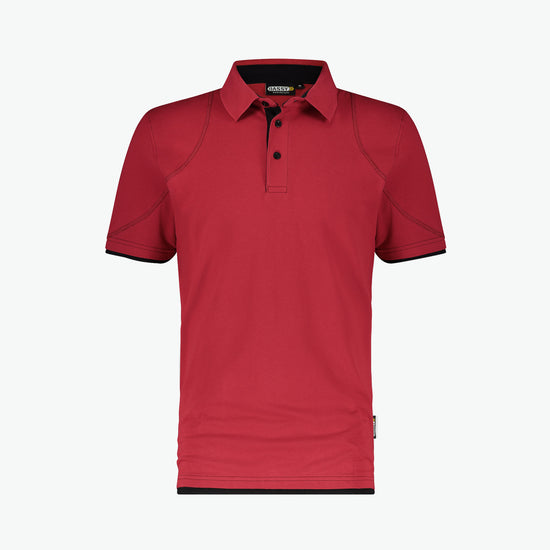 Dassy Orbital Polo - Rood/Zwart Werkpolo Dassy