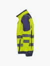 Dassy Orlando Hoge zichtbaarheidsvest - Fluogeel/Marineblauw Werkjas Hivis Dassy