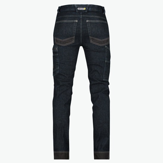 Dassy Osaka Stretch werkjeans - Jeansblauw/Zwart Werkbroek Dassy