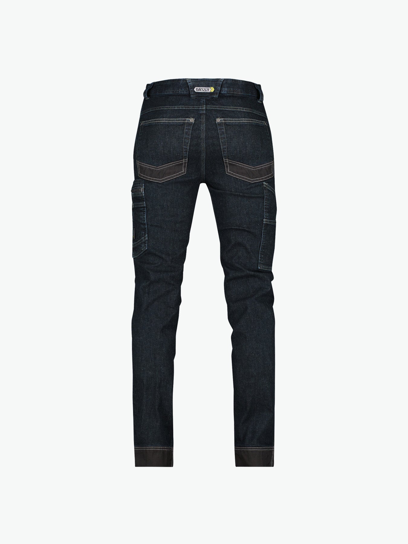 Dassy Osaka Stretch werkjeans - Jeansblauw/Zwart Werkbroek Dassy