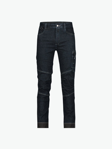 Dassy Osaka Stretch werkjeans - Jeansblauw/Zwart Werkbroek Dassy