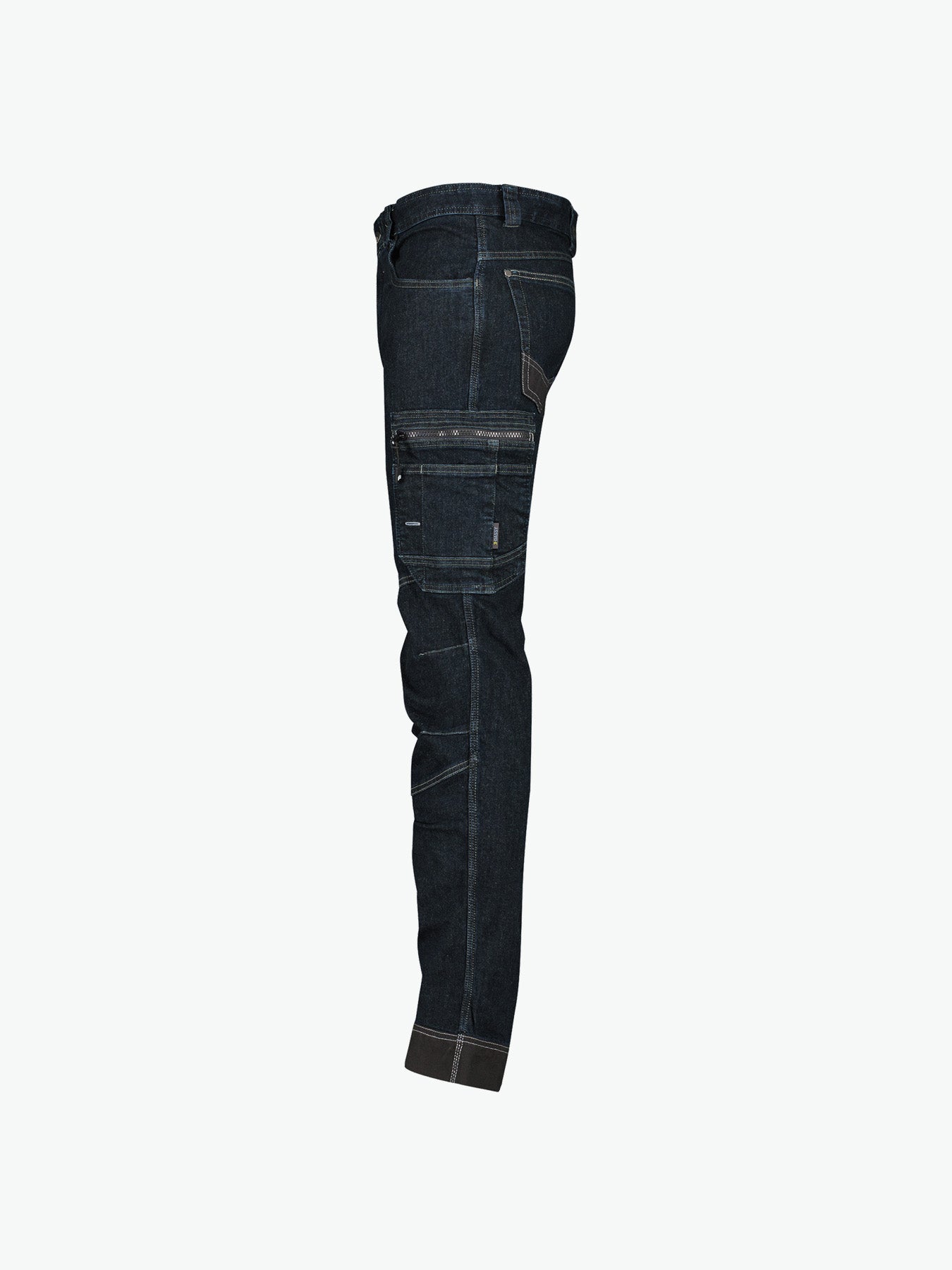 Dassy Osaka Stretch werkjeans - Jeansblauw/Zwart Werkbroek Dassy