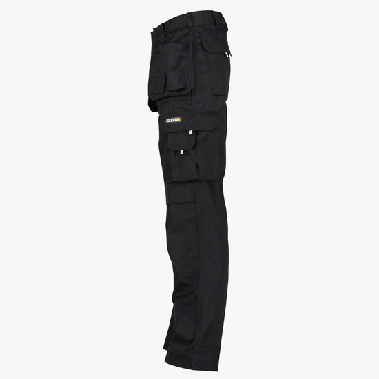 Dassy Oxford Holsterzakkenbroek met kniezakken - Zwart Werkbroek Dassy