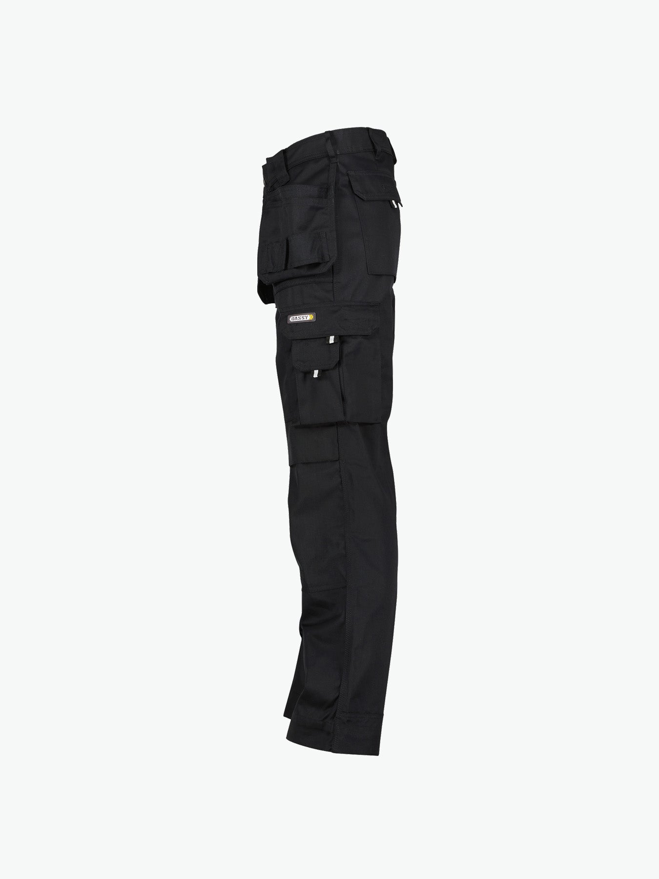 Dassy Oxford Holsterzakkenbroek met kniezakken - Zwart Werkbroek Dassy