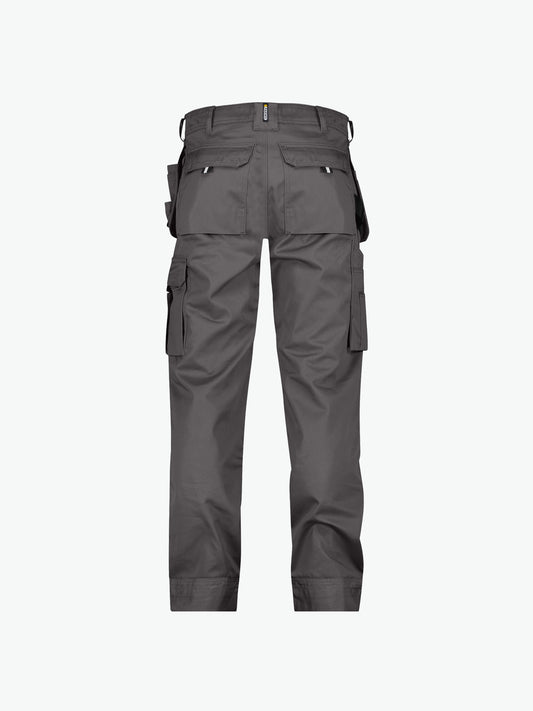 Dassy Oxford Holsterzakkenbroek met kniezakken - Cementgrijs Werkbroek Dassy