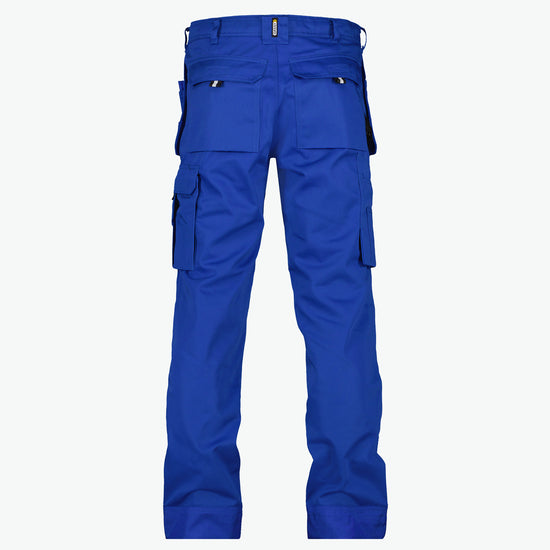Dassy Oxford Holsterzakkenbroek met kniezakken - Korenblauw Werkbroek Dassy