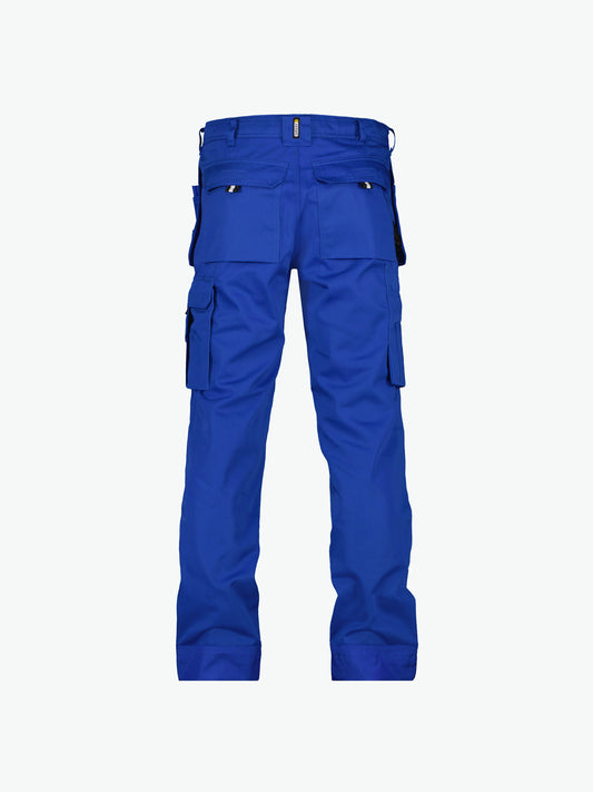 Dassy Oxford Holsterzakkenbroek met kniezakken - Korenblauw Werkbroek Dassy