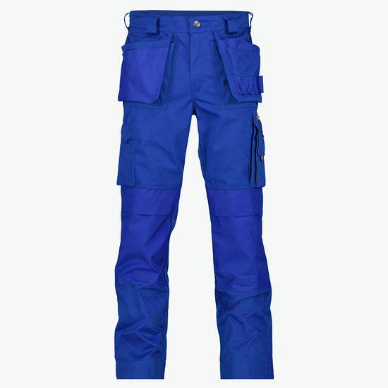 Dassy Oxford Holsterzakkenbroek met kniezakken - Korenblauw Werkbroek Dassy