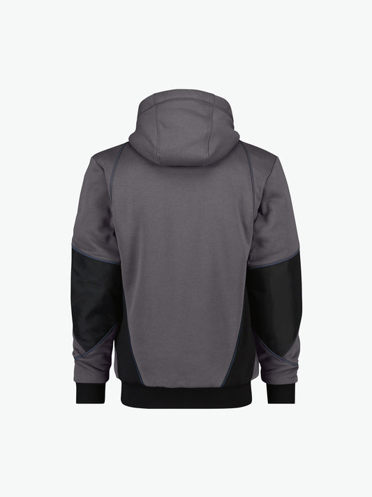 Dassy Pulse Sweatshirtjas - Antracietgrijs/Zwart Werkjas Dassy