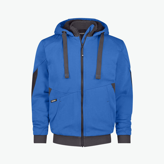 Dassy Pulse Sweatshirtjas - Azuurblauw/Antracietgrijs Werkjas Dassy