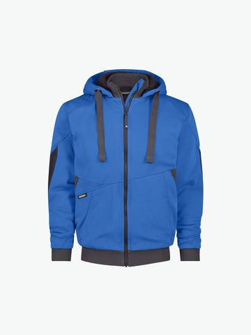 Dassy Pulse Sweatshirtjas - Azuurblauw/Antracietgrijs Werkjas Dassy