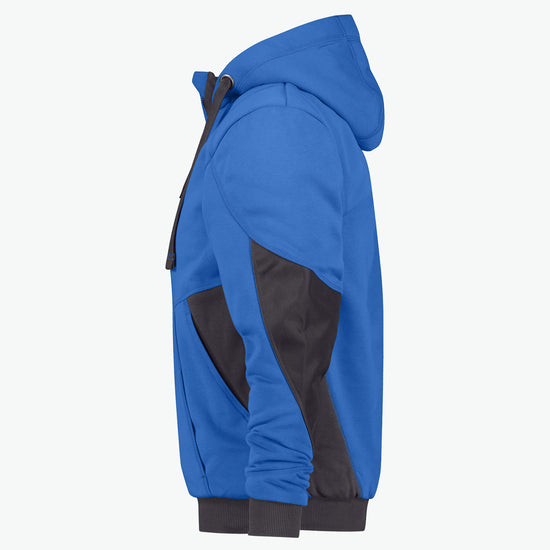 Dassy Pulse Sweatshirtjas - Azuurblauw/Antracietgrijs Werkjas Dassy