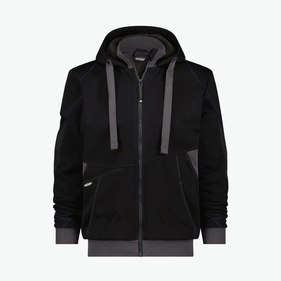 Dassy Pulse Sweatshirtjas - Zwart/Antracietgrijs Werkjas Dassy