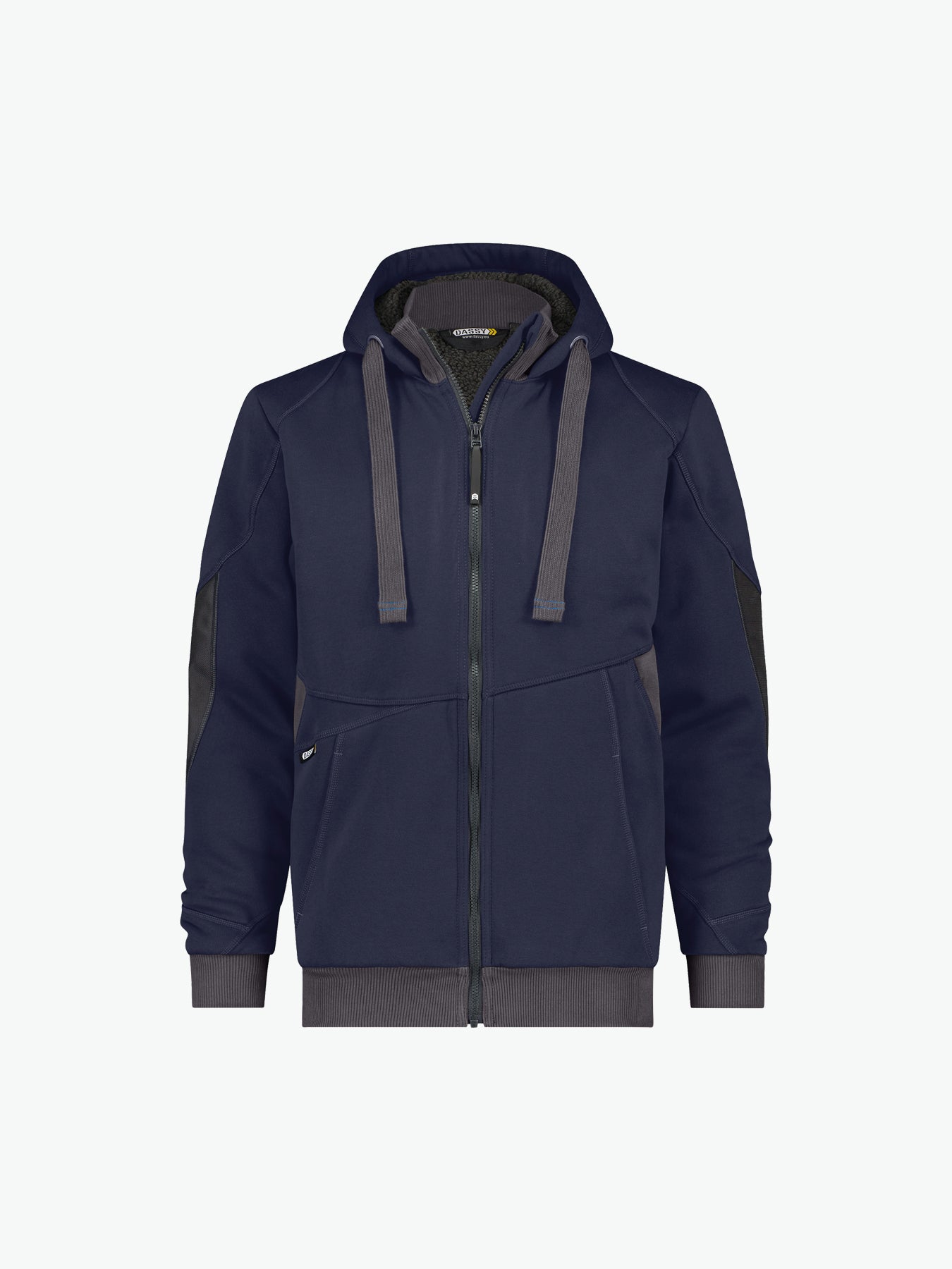 Dassy Pulse Sweatshirtjas - Nachtblauw/Antracietgrijs Werkjas Dassy