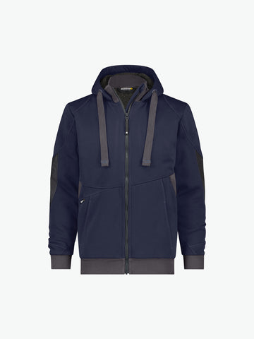 Dassy Pulse Sweatshirtjas - Nachtblauw/Antracietgrijs Werkjas Dassy