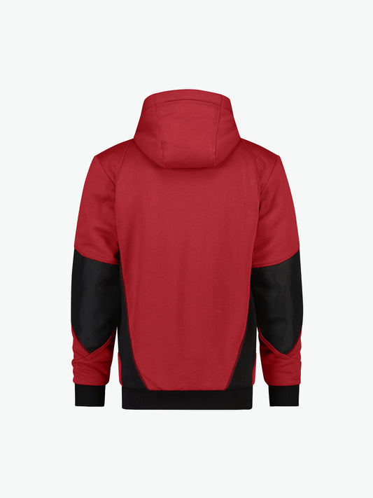 Dassy Pulse Sweatshirtjas - Rood/Zwart Werkjas Dassy