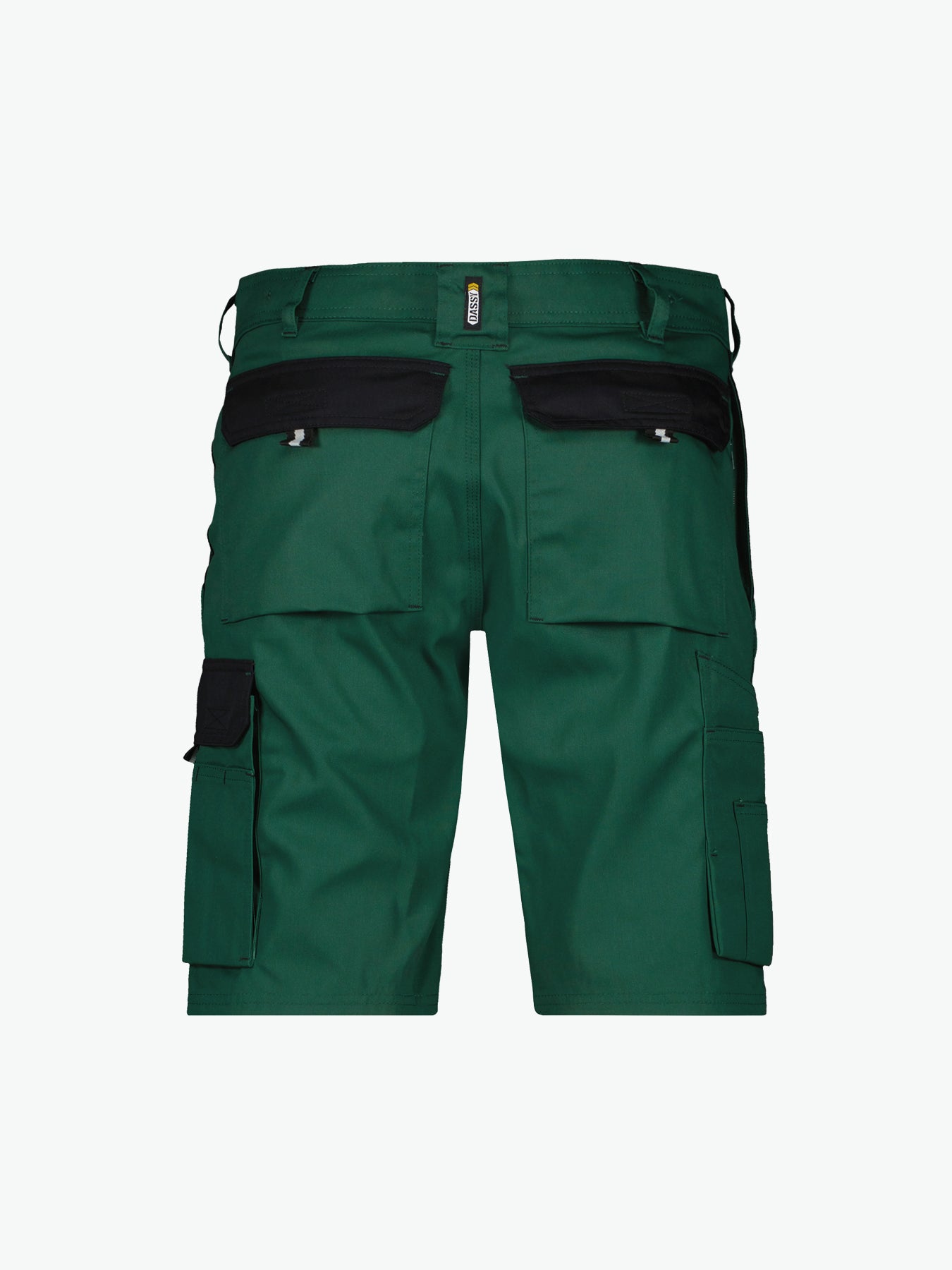 Dassy Roma Tweekleurige werkshort - Flessengroen/Zwart Korte Werkbroek Dassy