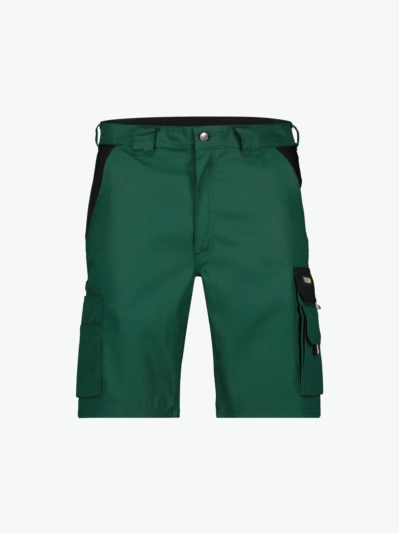 Dassy Roma Tweekleurige werkshort - Flessengroen/Zwart Korte Werkbroek Dassy
