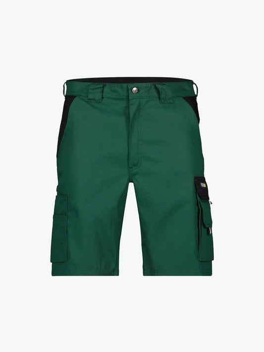 Dassy Roma Tweekleurige werkshort - Flessengroen/Zwart Korte Werkbroek Dassy